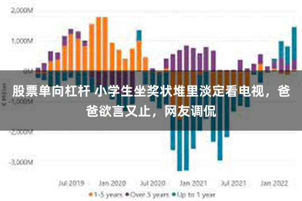 股票单向杠杆 小学生坐奖状堆里淡定看电视，爸爸欲言又止，网友调侃